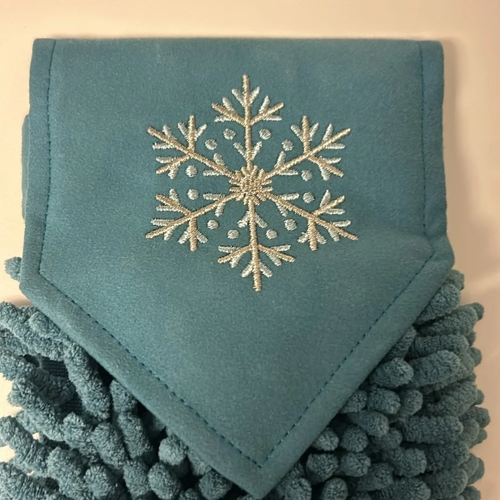 Norwex LE Chenille Hand Towel (Dark Teal)